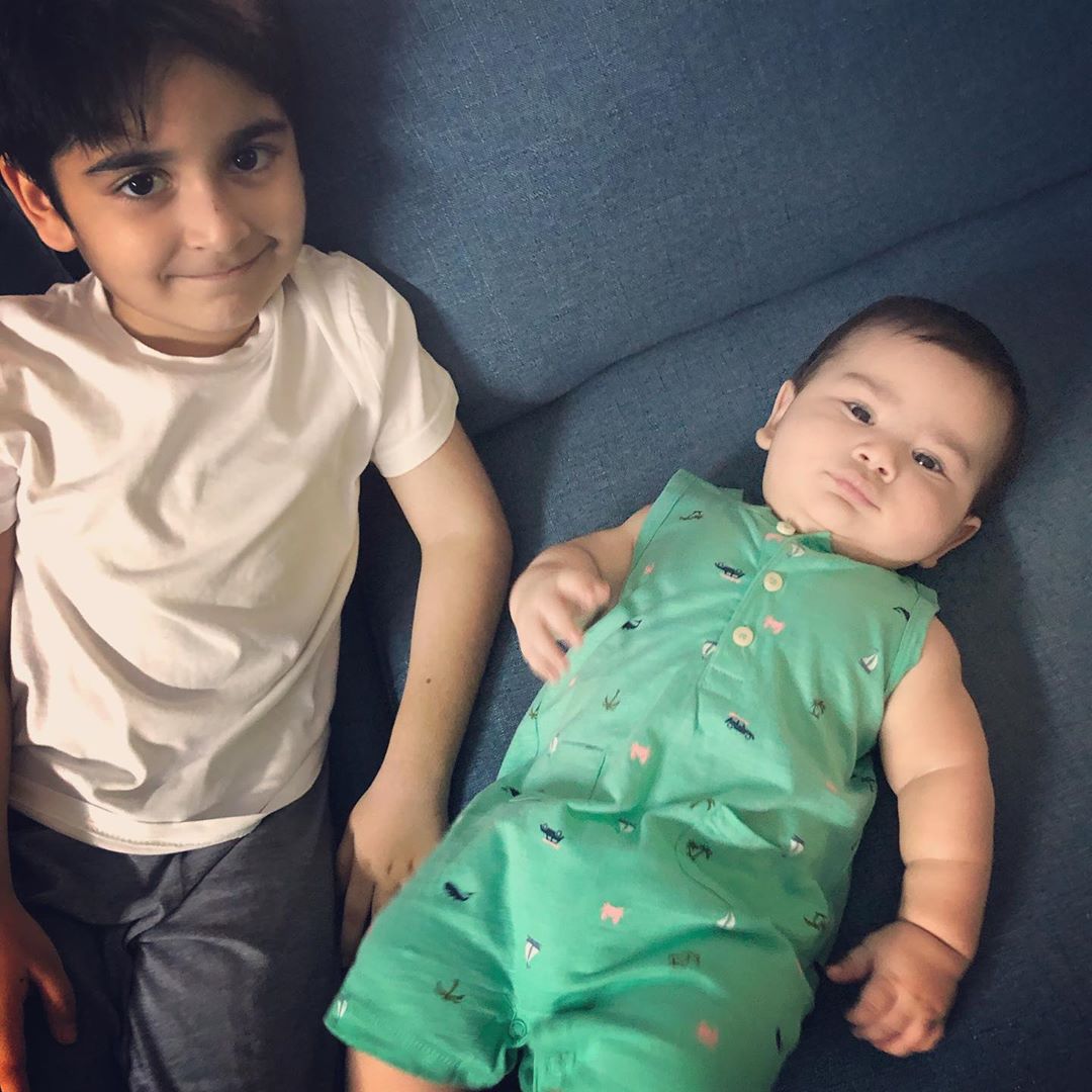 Actor Junaid Khan Latest Pictures with his Beautiful Family