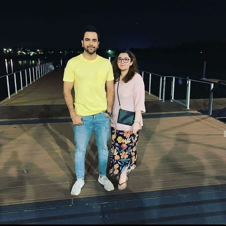 Actor Junaid Khan Latest Pictures with his Beautiful Family