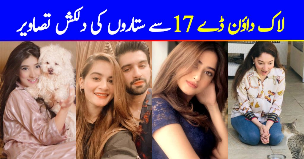 Pakistani Celebrities Pictures from Lock Down Day 17