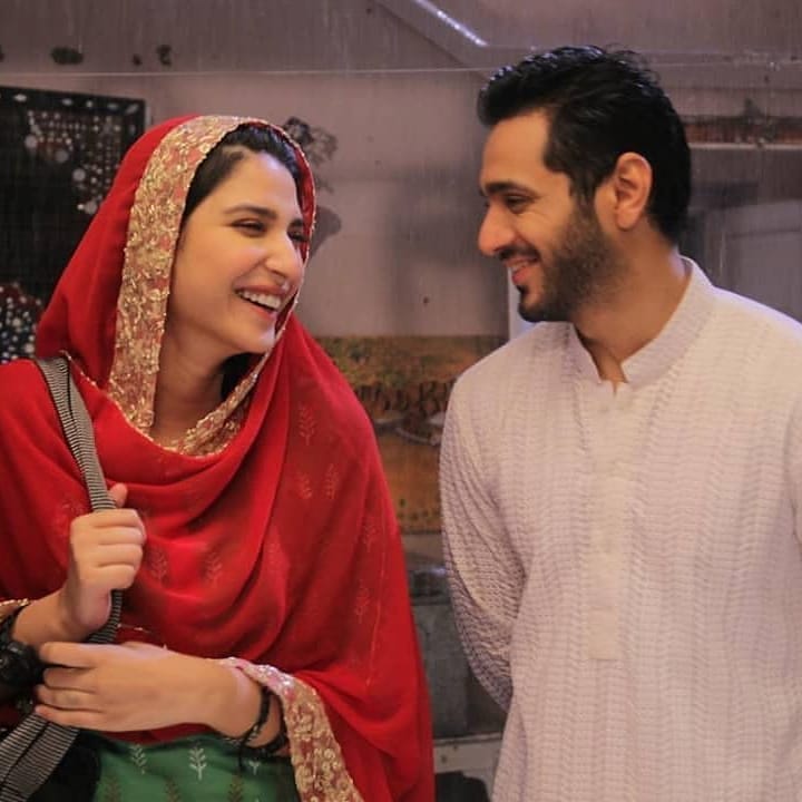 BTS Pictures From Wahaj Ali, Ramsha Khan Starrer Meri Chaar Shaadiyan