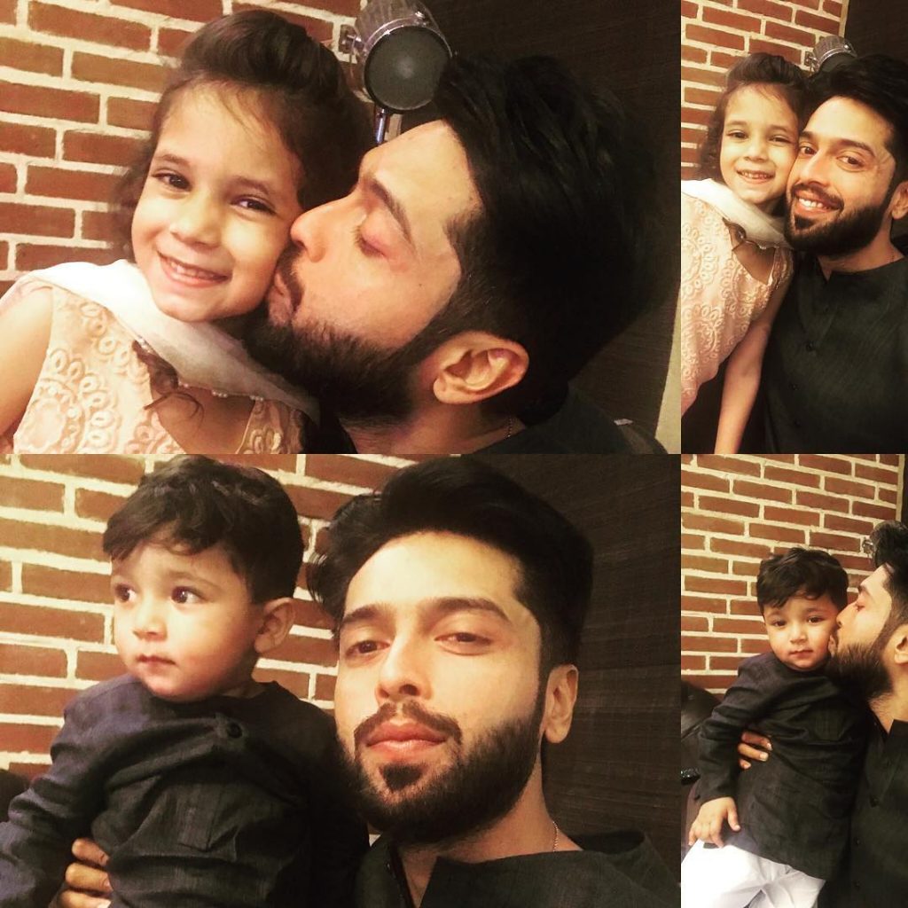 Exclusive Pictures of Fahad Mustafa with His Bacha Party