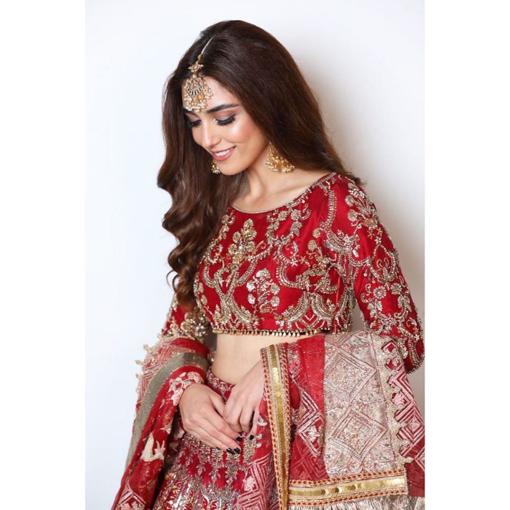 Gorgeous Maya Ali in Red Dresses