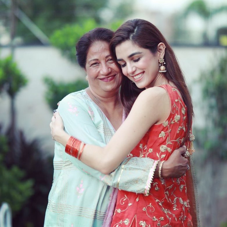 Gorgeous Maya Ali in Red Dresses