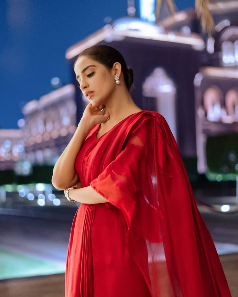 Saboor Aly or Iqra Aziz, Who Wore The Classic Red Saree Better?