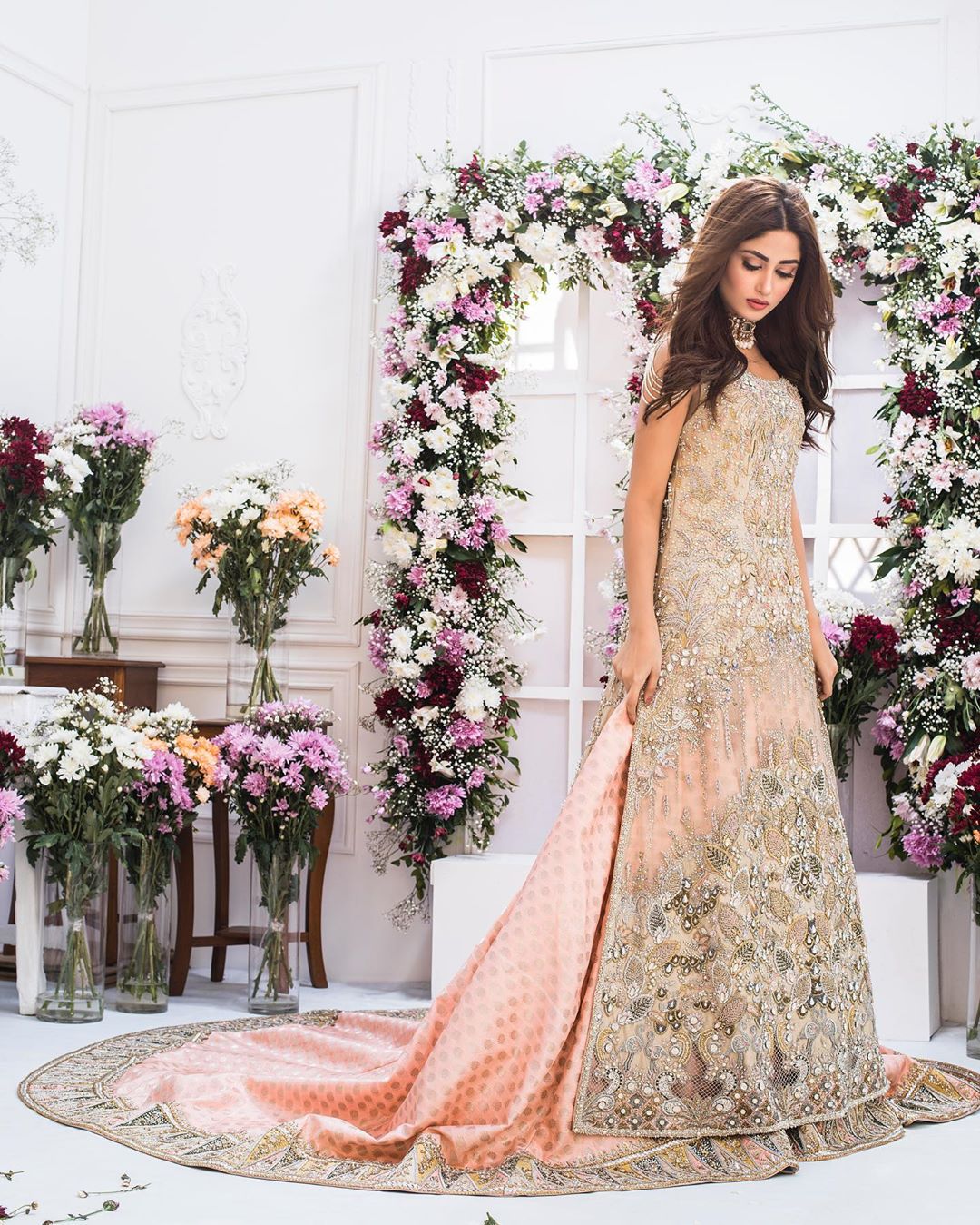 Beautiful Sajal Ali's Clicks From Her Bridal Photo Shoots