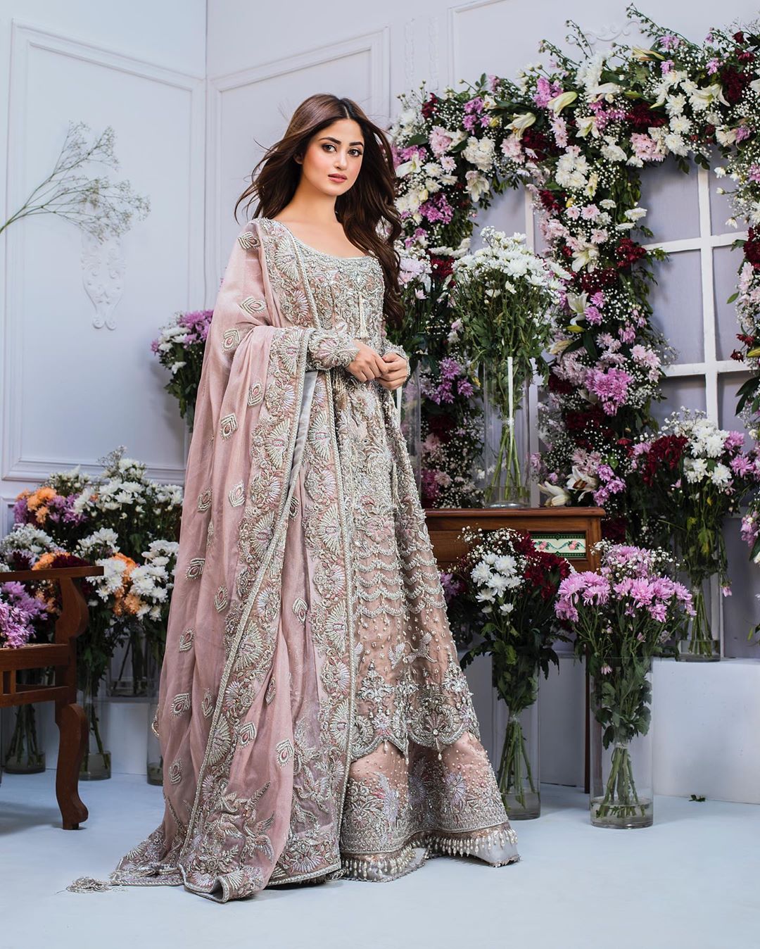 Beautiful Sajal Ali's Clicks From Her Bridal Photo Shoots