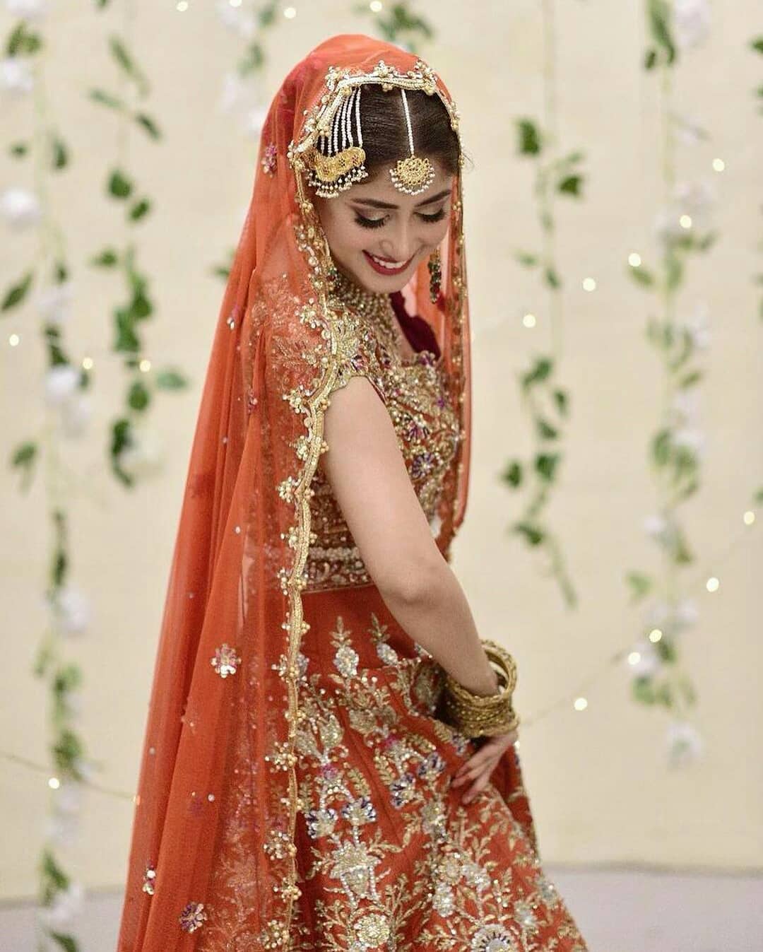 Beautiful Sajal Ali's Clicks From Her Bridal Photo Shoots