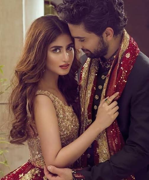 Sajal Ali With Husband - Romantic Pictures