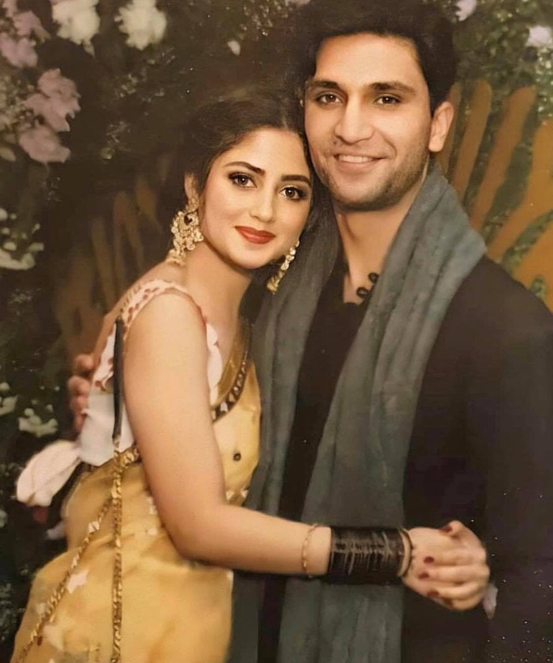 Sajal Ali With Husband - Romantic Pictures