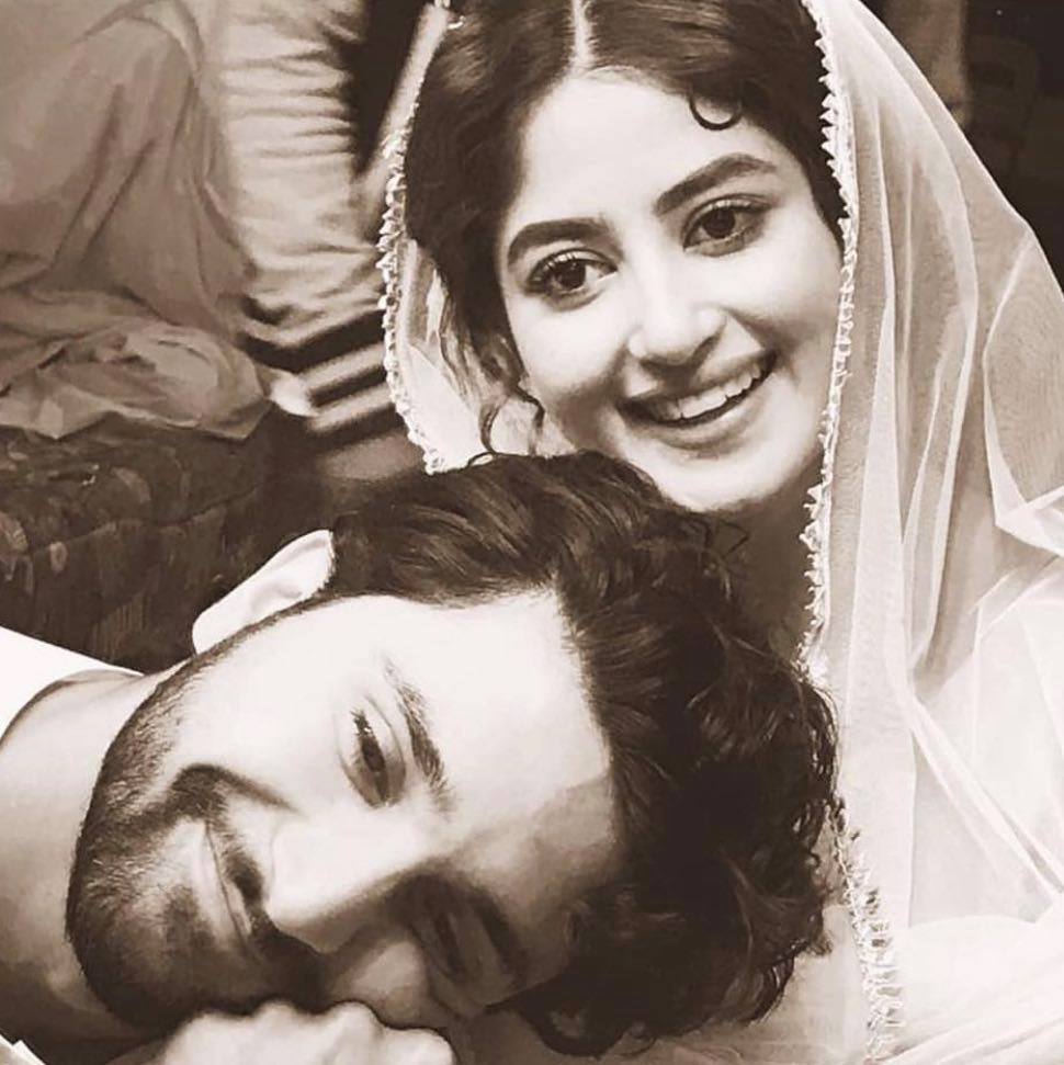 Sajal Ali With Husband - Romantic Pictures