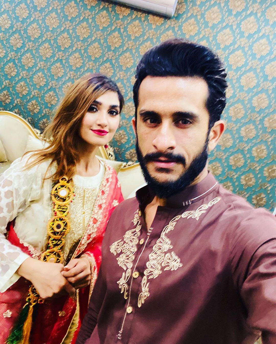 Cricketer Hassan Ali With his Wife Samyah - Latest Pictures