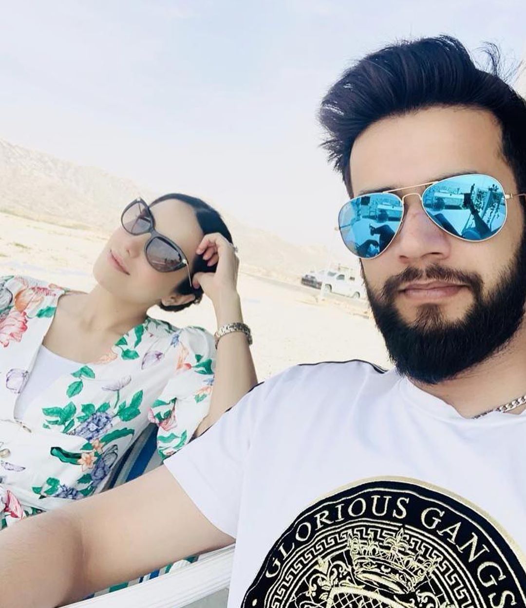 Cricketer Imad Wasim Latest Pictures with his Family