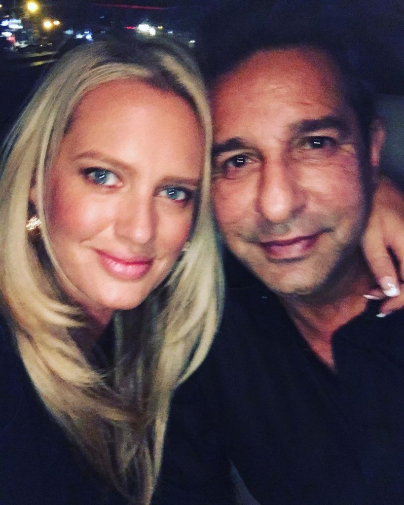 Shaniera and Wasim Akram Quarantine With Fun