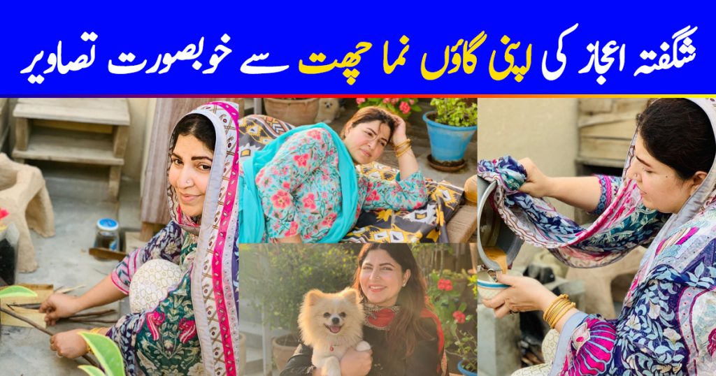 Shagufta Ejaz at her Rooftop Village - Beautiful Pictures