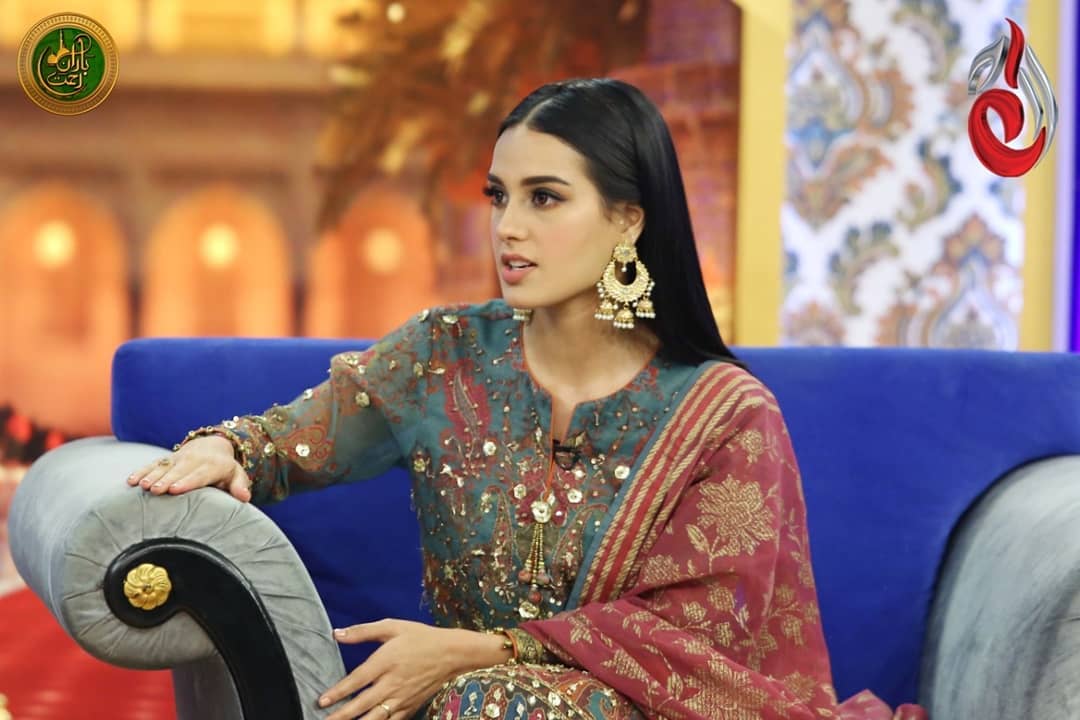 Iqra Aziz and Yasir Hussain Pictures from Reema Khan Ramazan Show