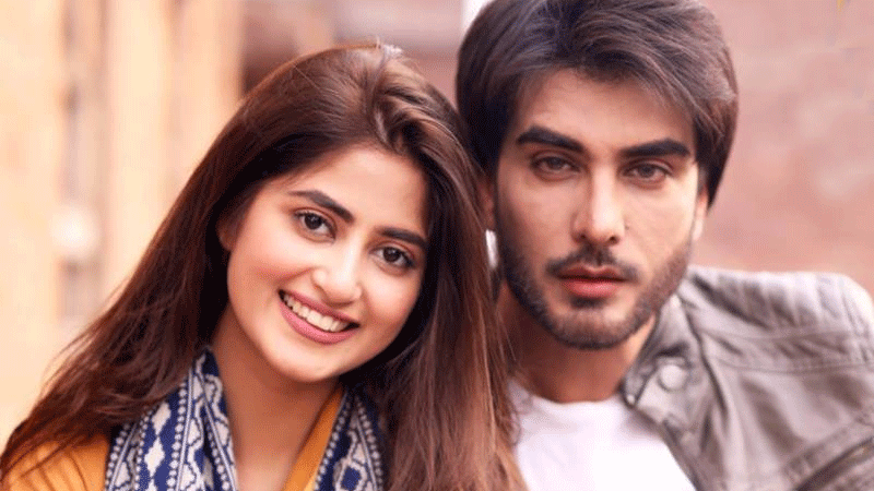 A Funny BTS From The Photo Shoot Of Sajal Aly And Imran Abbas