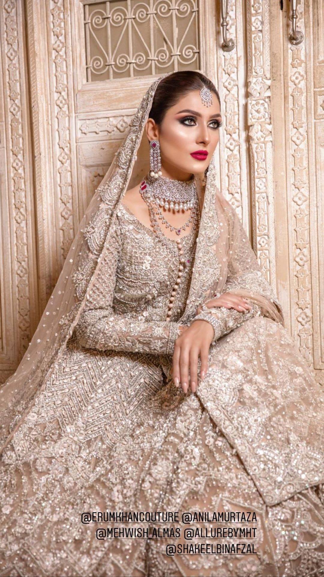 Ayeza Khan looks stunning in Latest Bridal Shoot