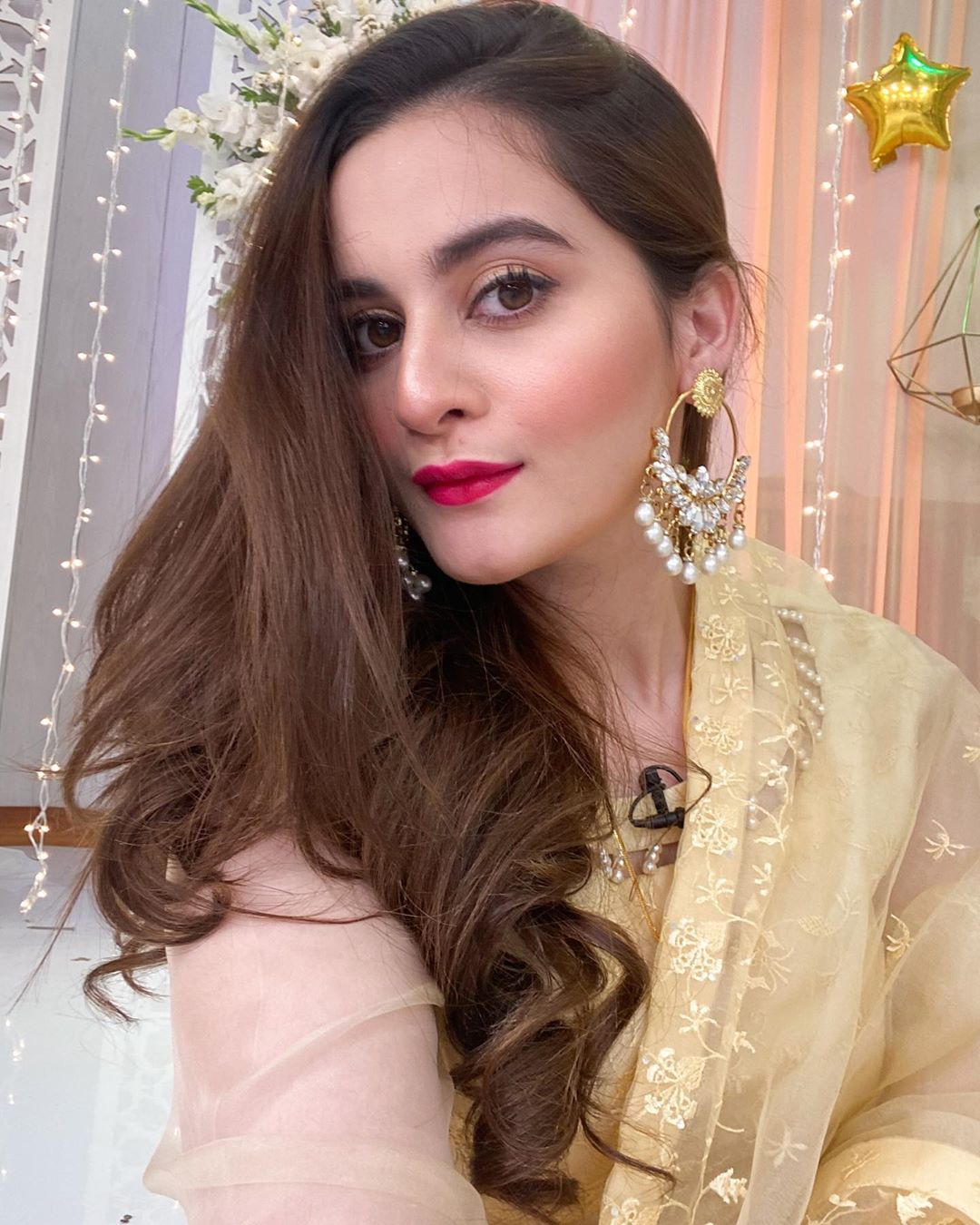 Aiman Khan Latest Clicks Wearing her Brand Aiman Minal Closet