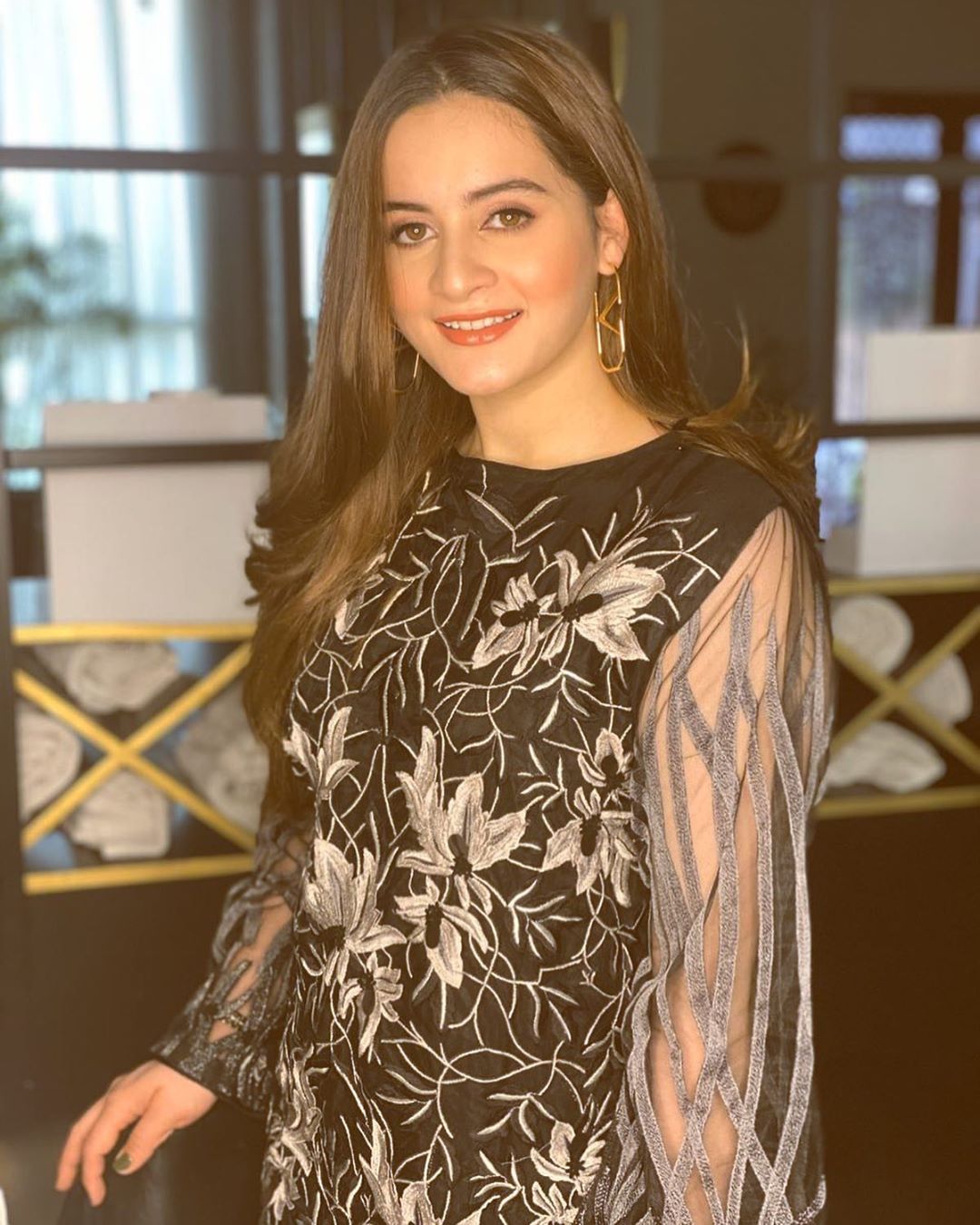 Aiman Khan Latest Clicks Wearing her Brand Aiman Minal Closet