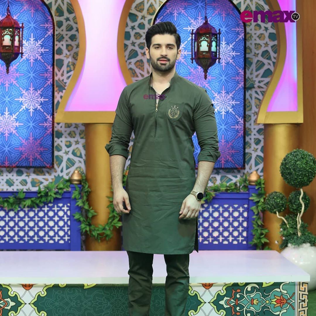 Aiman Khan and Muneeb Butt in Baraan-e-Rahmat Ramazan Show