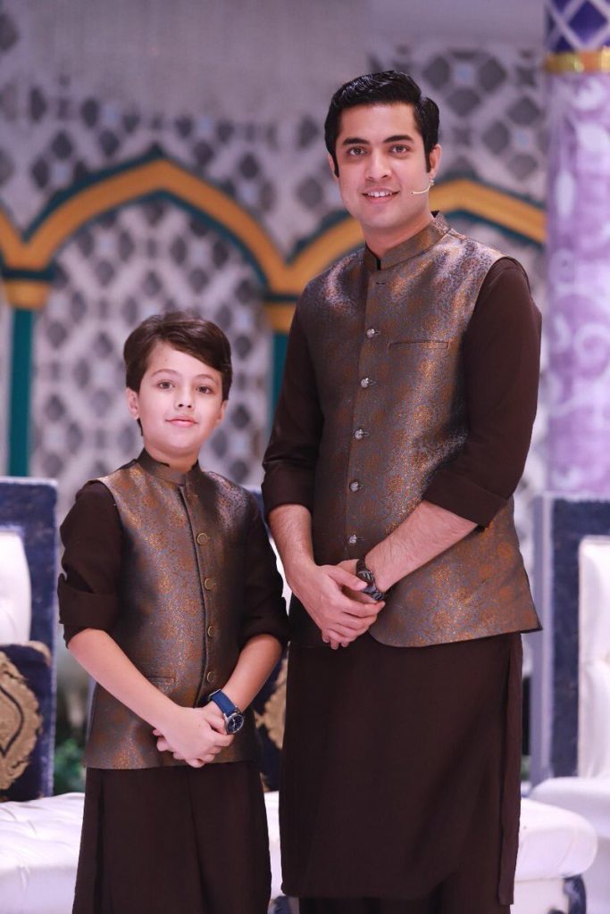 Best Pictures of Handsome Iqrar Ul Hassan in Shalwar Kameez and Waistcoat