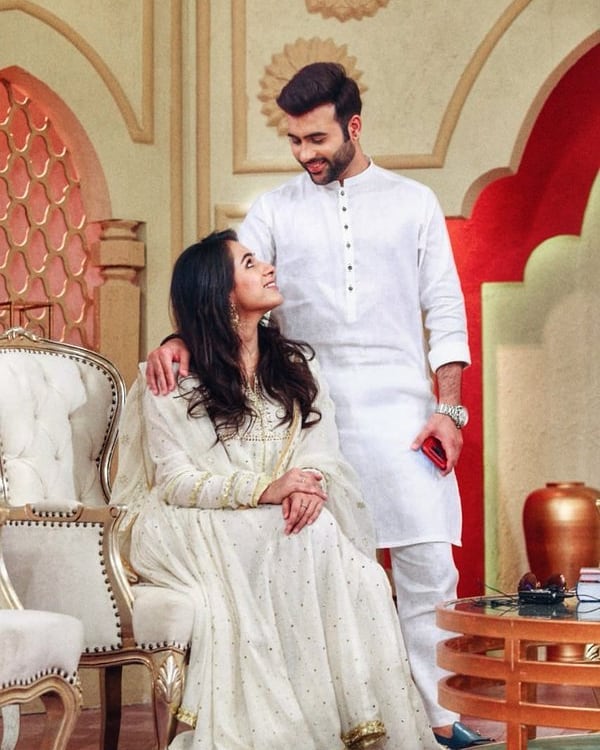 Faizan Sheikh and Maham Amir Beautiful Clicks from Ramazan Transmission