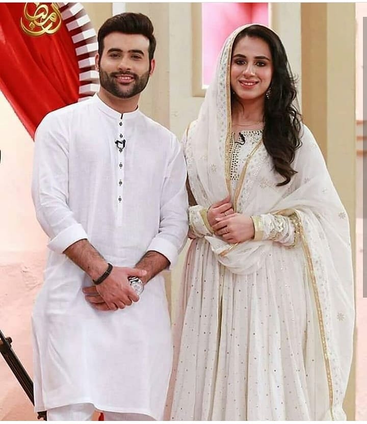 Faizan Sheikh and Maham Amir Beautiful Clicks from Ramazan Transmission