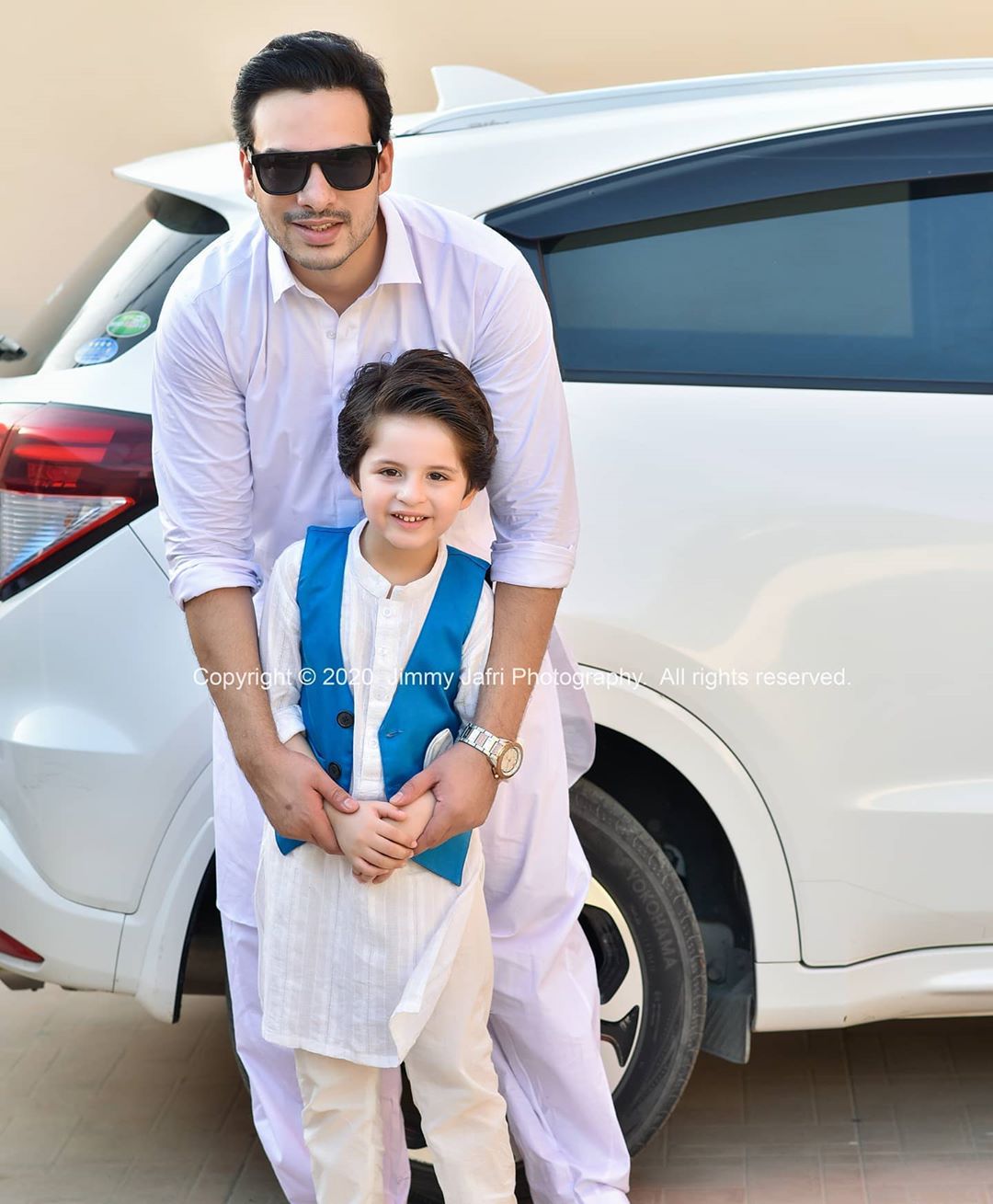 Fatima Effendi and Kanwar Arsalan Eid Pictures with Kids