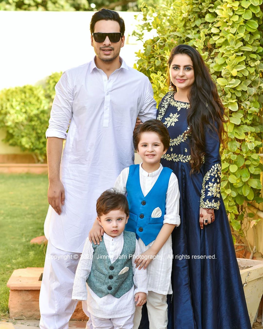 Fatima Effendi and Kanwar Arsalan Eid Pictures with Kids