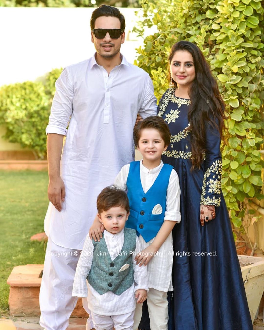 Fatima Effendi and Kanwar Arsalan Eid Pictures with Kids