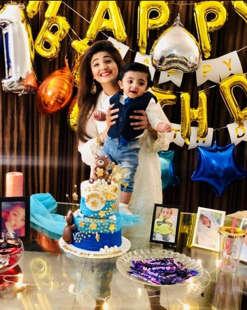 Fatima Sohail Celebrating Her Son's First Birthday