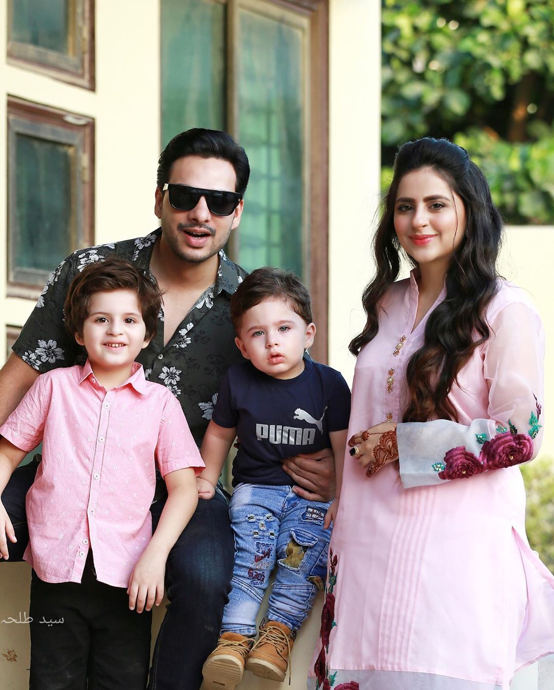 Fatima Effendi and Kanwar Arsalan Beautiful Clicks wih Kids