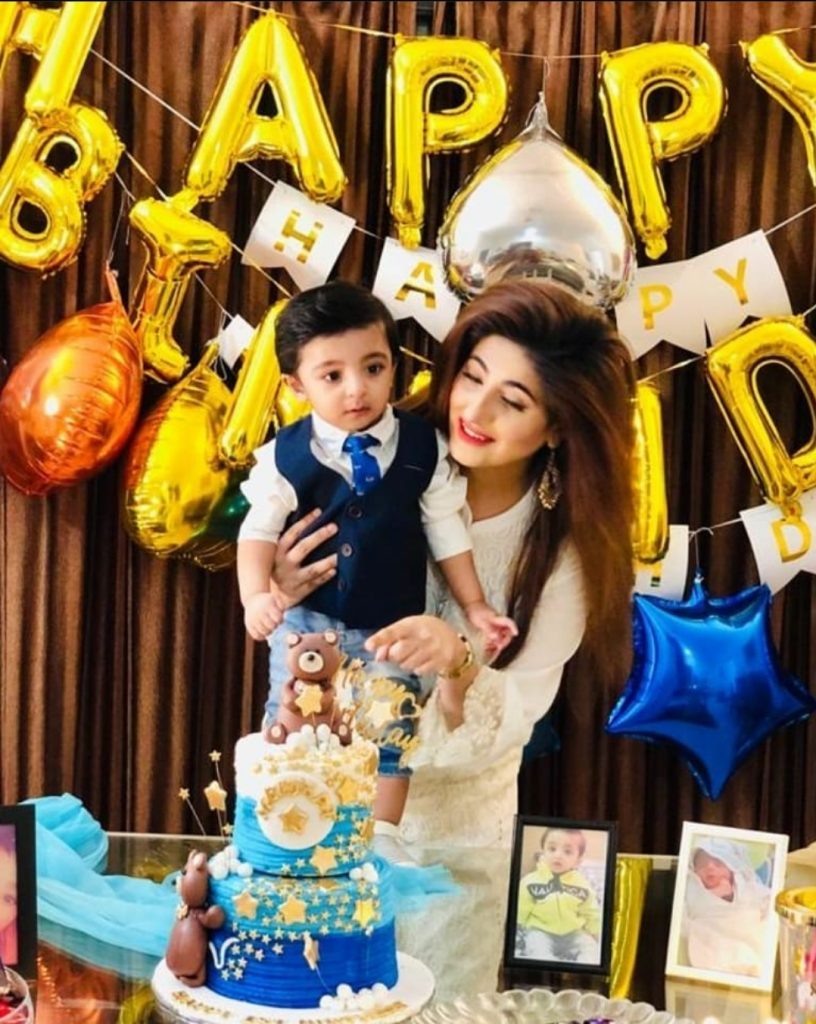 Fatima Sohail Celebrating Her Son's First Birthday