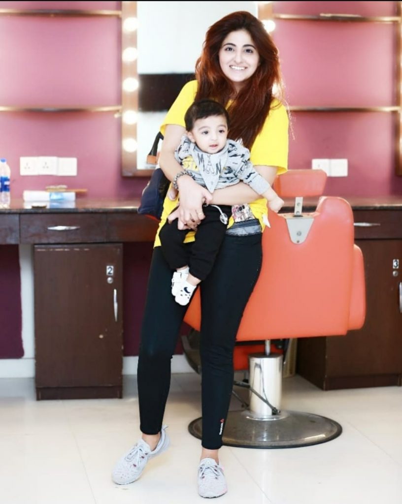 Fatima Sohail Celebrating Her Son's First Birthday