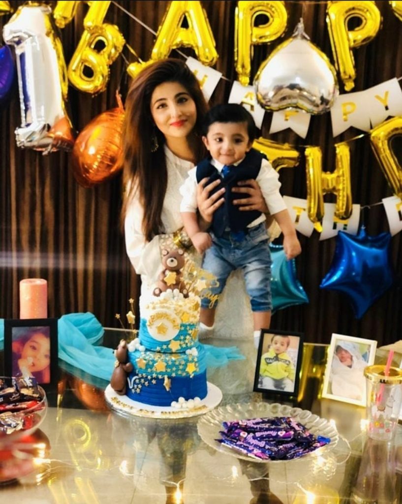 Fatima Sohail Celebrating Her Son's First Birthday