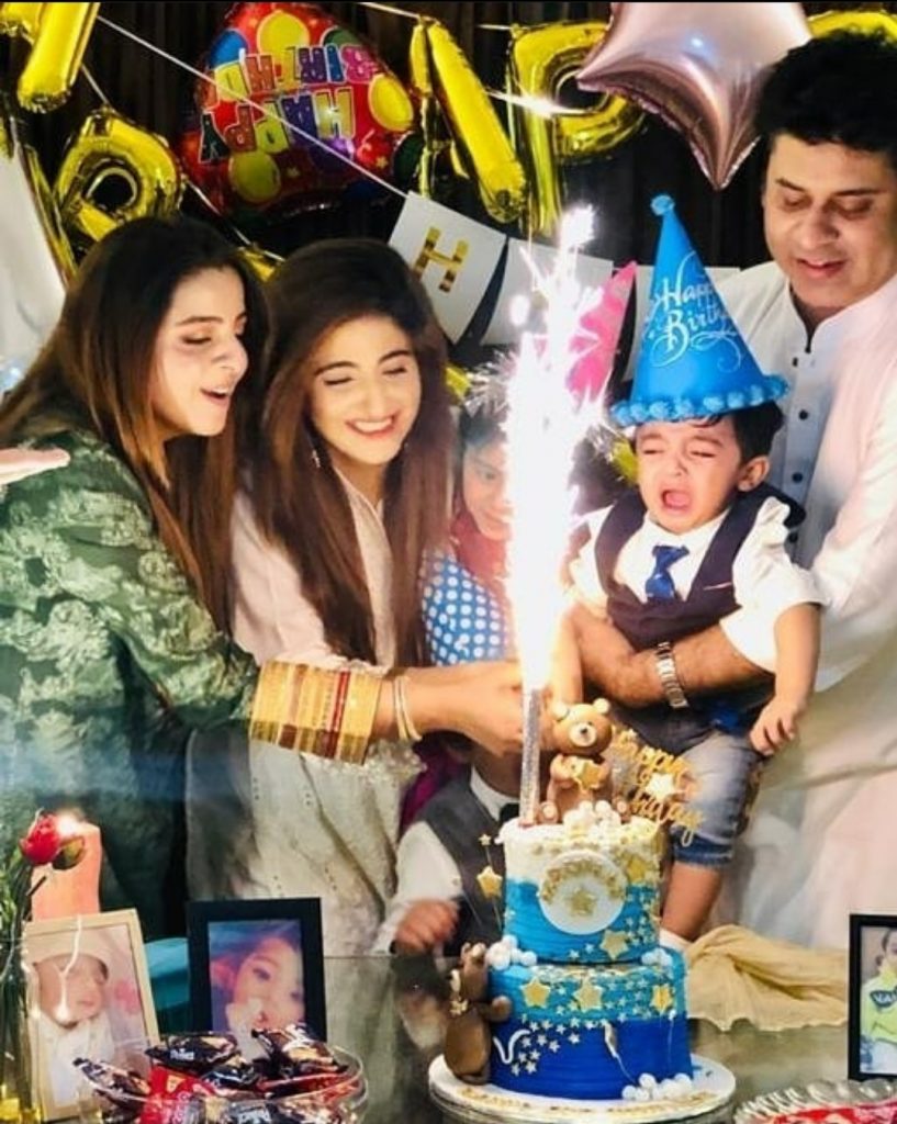 Fatima Sohail Celebrating Her Son's First Birthday