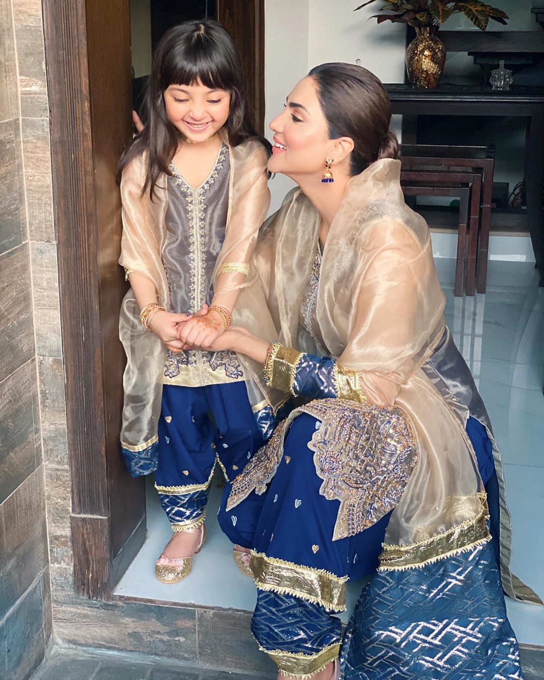 Actress Fiza Ali Eid Pictures with Her Cute Daughter