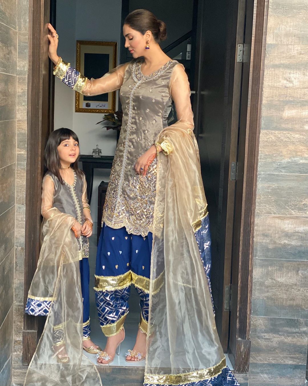 Actress Fiza Ali Eid Pictures with Her Cute Daughter