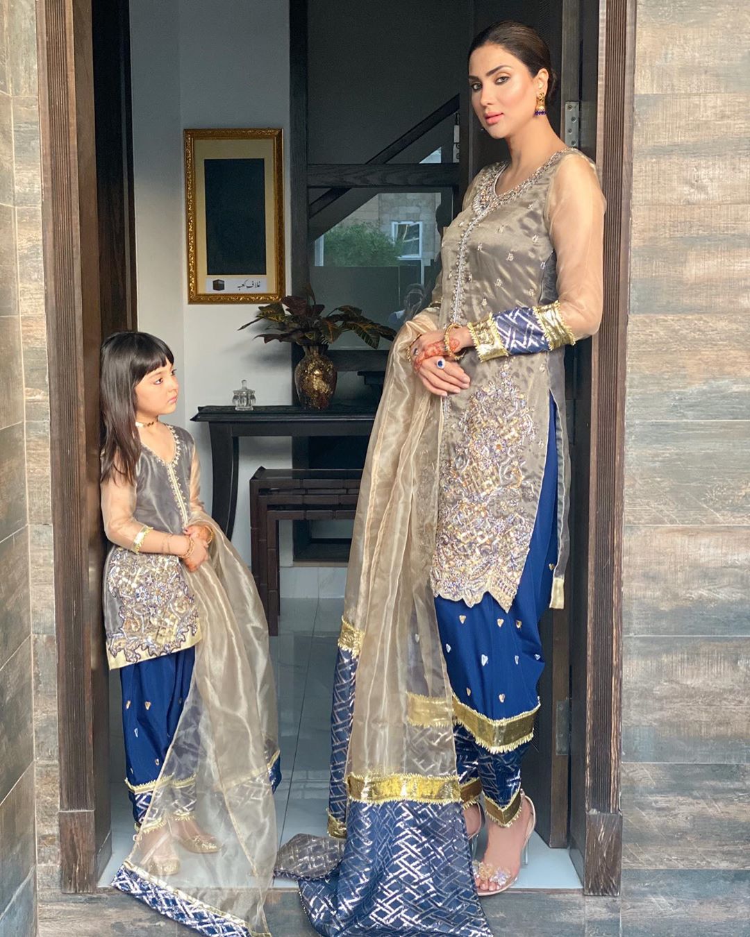 Actress Fiza Ali Eid Pictures with Her Cute Daughter