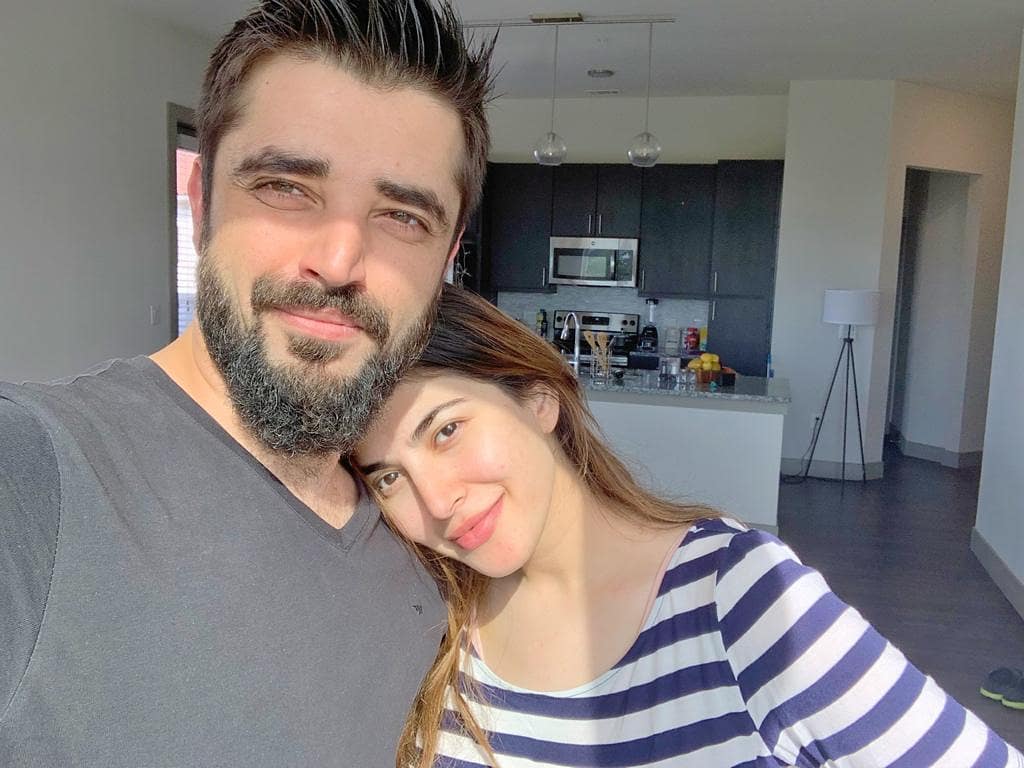 Hamza Ali Abbasi And Naimal Khawar Celebrating Their Wedding Anniversary