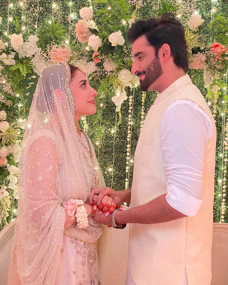 Hina Altaf and Aagha Ali New Beautiful Nikah Pictures