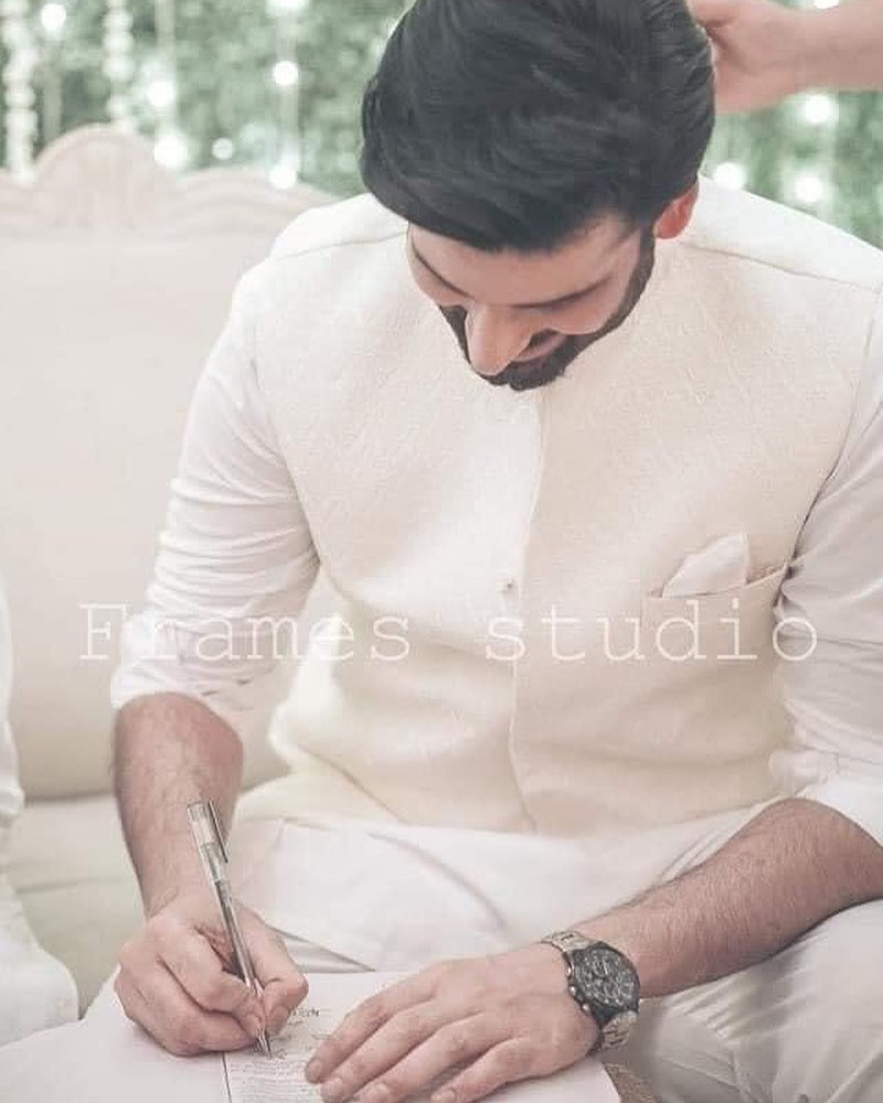 Agha Ali and Hina Altaf Wedding Pictures Official