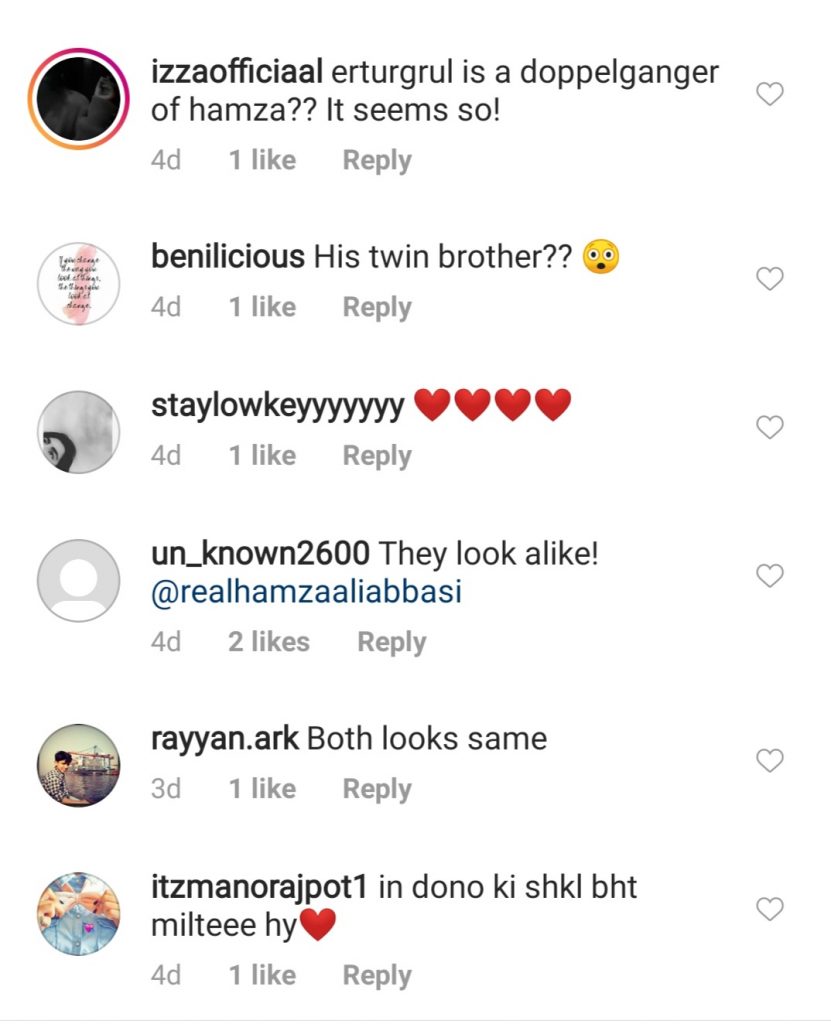 People Believes That Hamza Abbasi Is Ertugrul's Look Alike