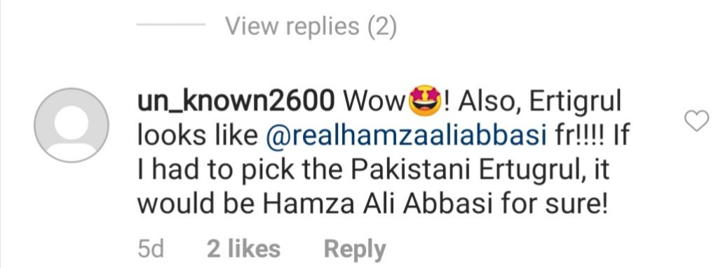 People Believes That Hamza Abbasi Is Ertugrul's Look Alike