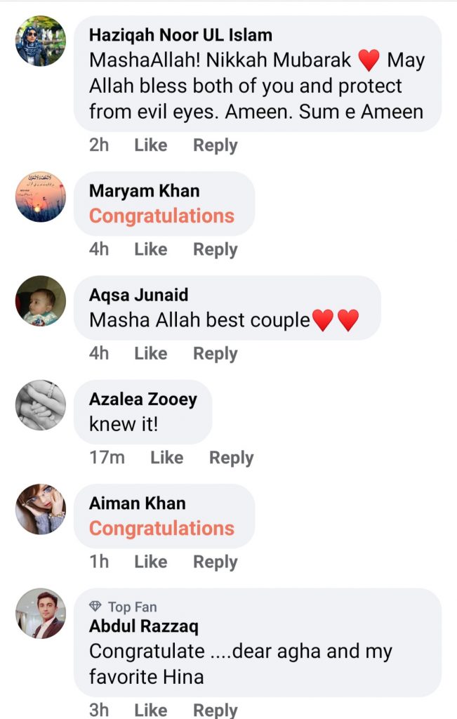 Public Reaction On Nikkah Of Agha Ali And Hina Altaf