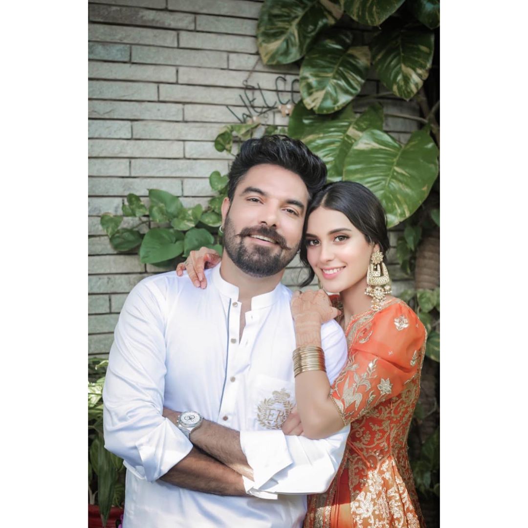 Iqra Aziz and Yasir Hussain Beautiful Eid Pictures