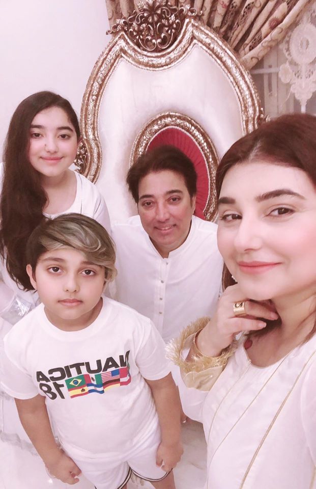 Javeria and Saud Beautiful Eid Pictures with Family