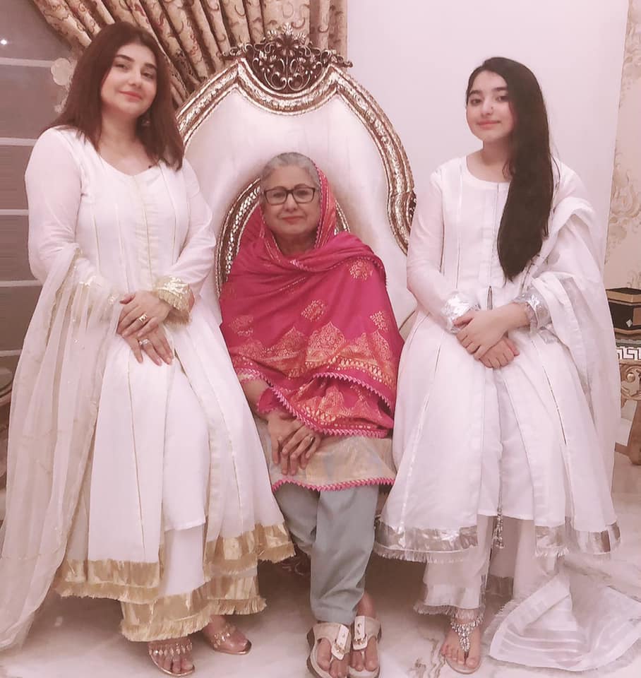 Javeria and Saud Beautiful Eid Pictures with Family