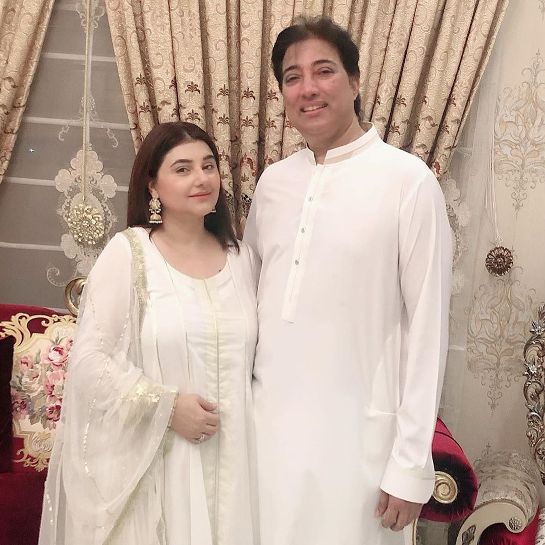 Javeria and Saud Beautiful Eid Pictures with Family