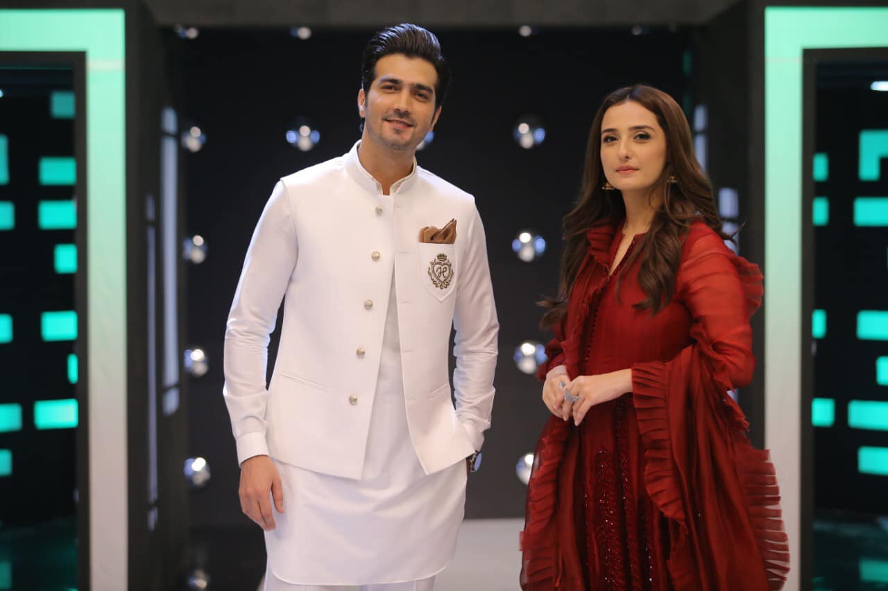 Shehzad Sheikh and Moomal Sheikh Beautiful Clicks from Jeeto Pakistan League